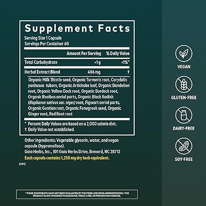 Liver Cleanse Liquid Caps by Gaia Herbs