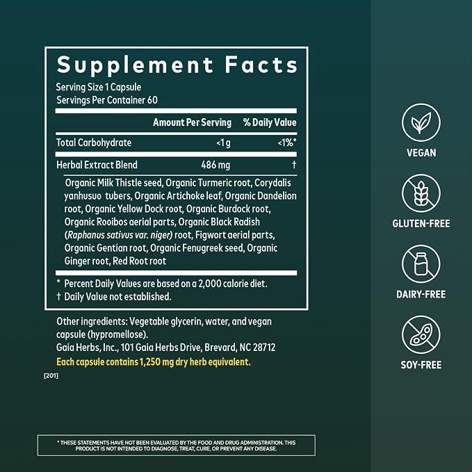 Liver Cleanse Liquid Caps by Gaia Herbs