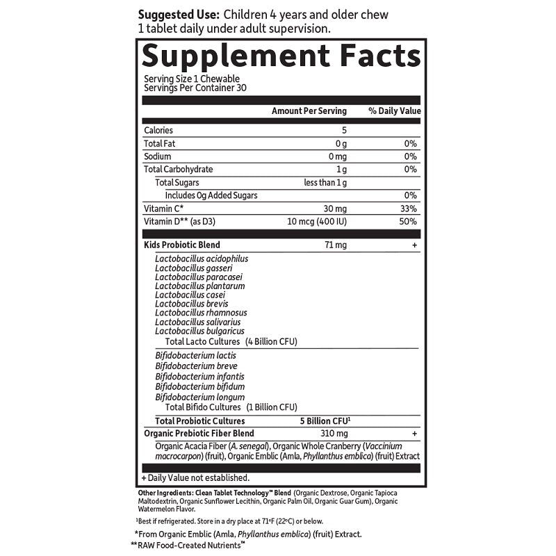 Dr. Formulated Probiotics Kids+ Watermelon by Garden of Life