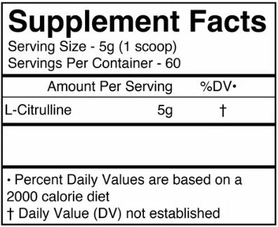 L-Citrulline Raw by BlackMarket
