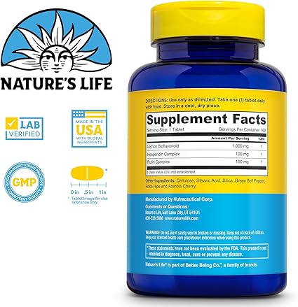Bioflavonoids Tablets by Nature's Life
