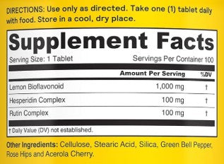 Bioflavonoids Tablets by Nature's Life