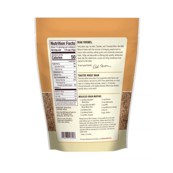 Wheat Bran 8oz by Bob's Red Mill