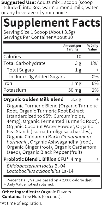 Organics Golden Milk by Garden of Life