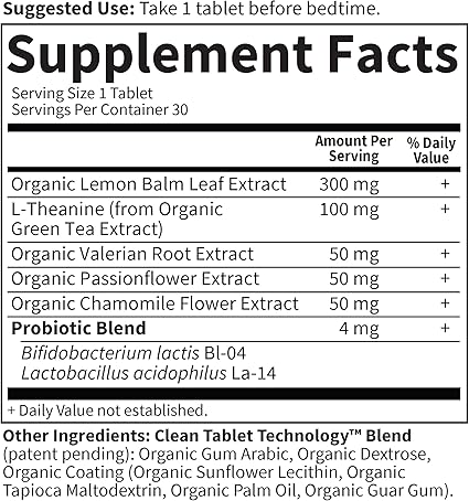 Organics Sleep Well Tablets by Garden of Life