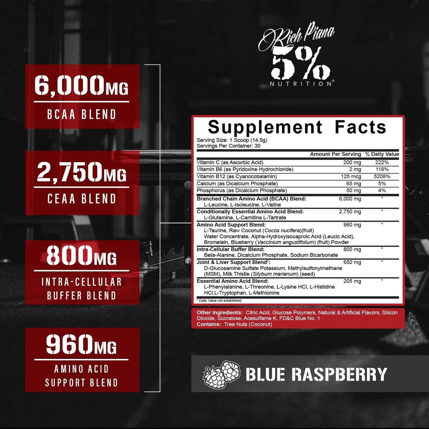 All Day You May Blue Raspberry by 5% Nutrition