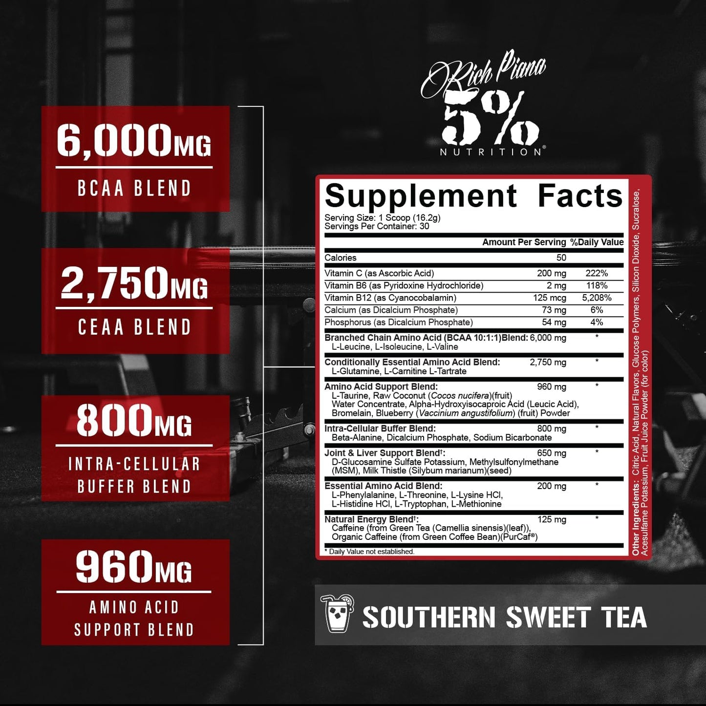 All Day You May Caffeinated Southern Sweet Tea by 5% Nutrition