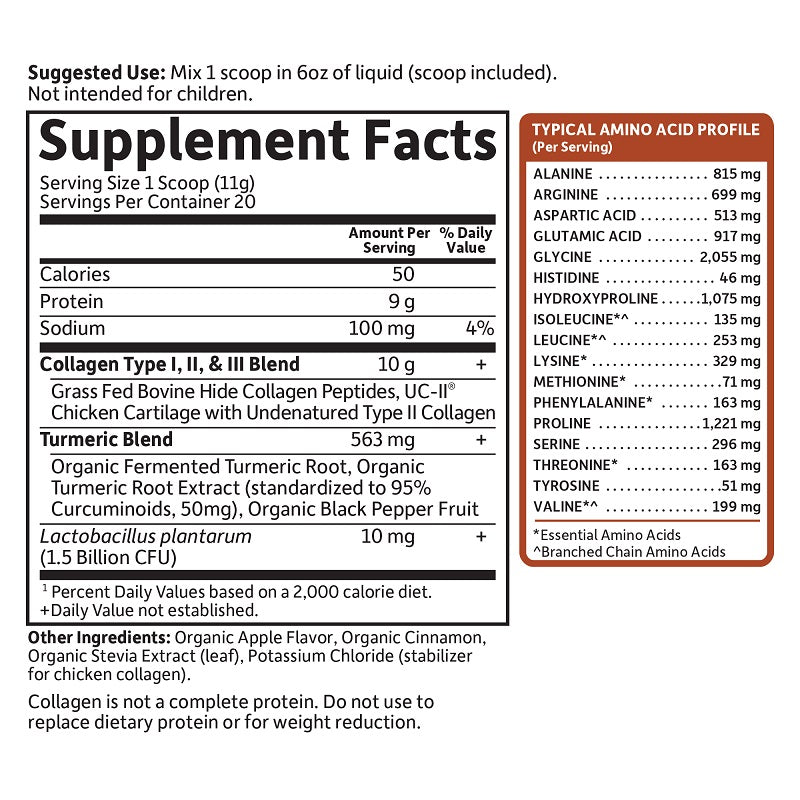 Collagen Turmeric Apple Cinnamon by Garden of Life