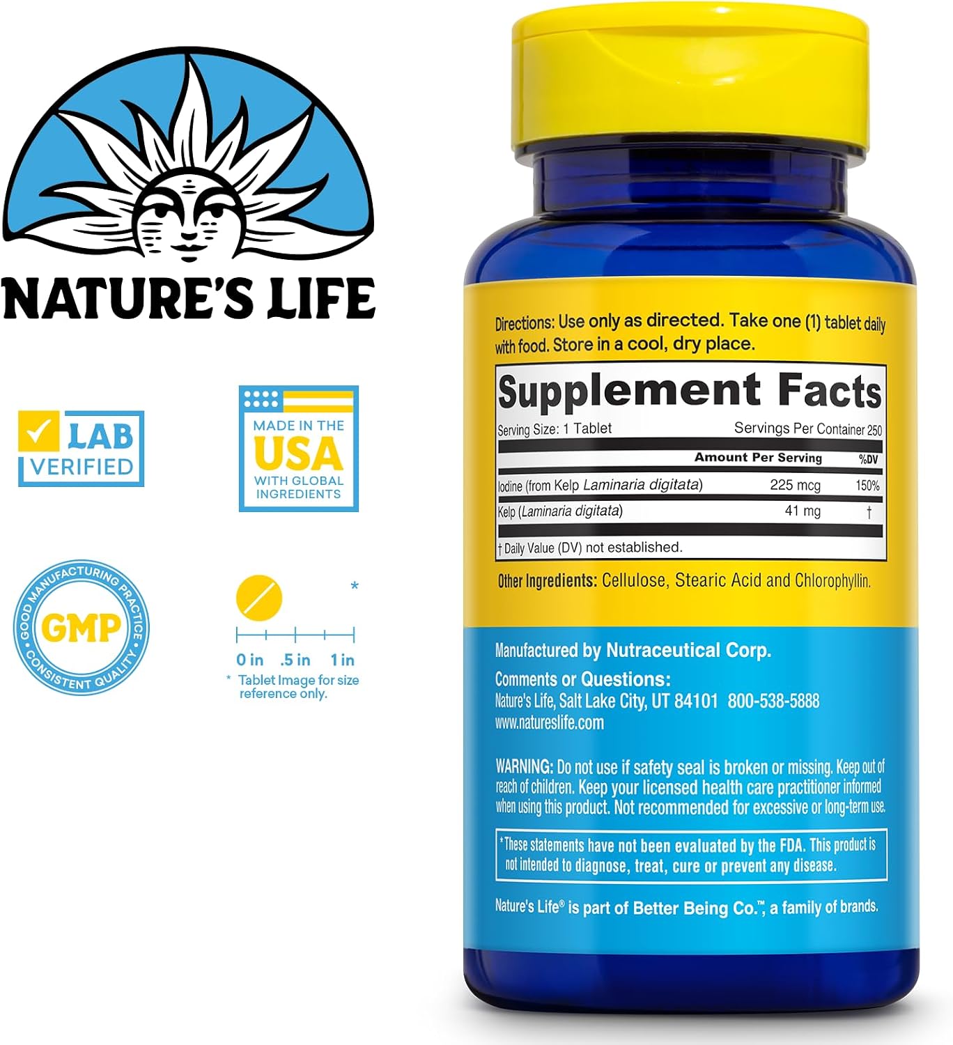 Icelandic Kelp Tablets by Nature's Life