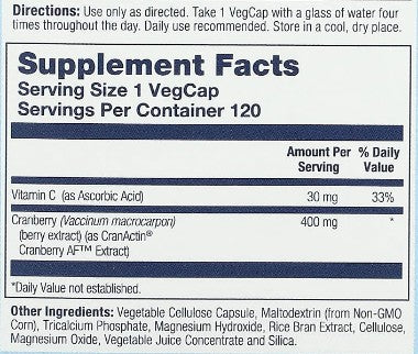 CranActin 120 Veg Capsules by Solaray