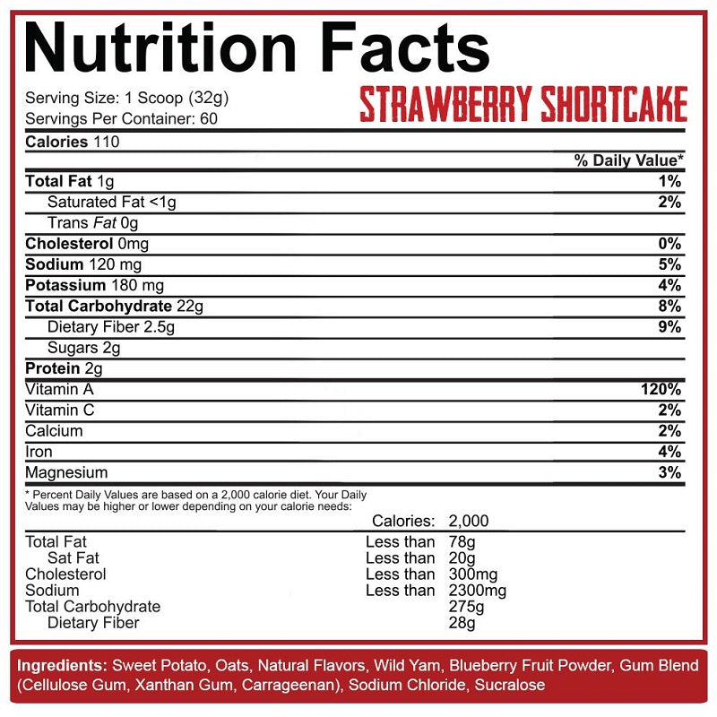 Real Carbs Strawberry Shortcake by 5% Nutrition