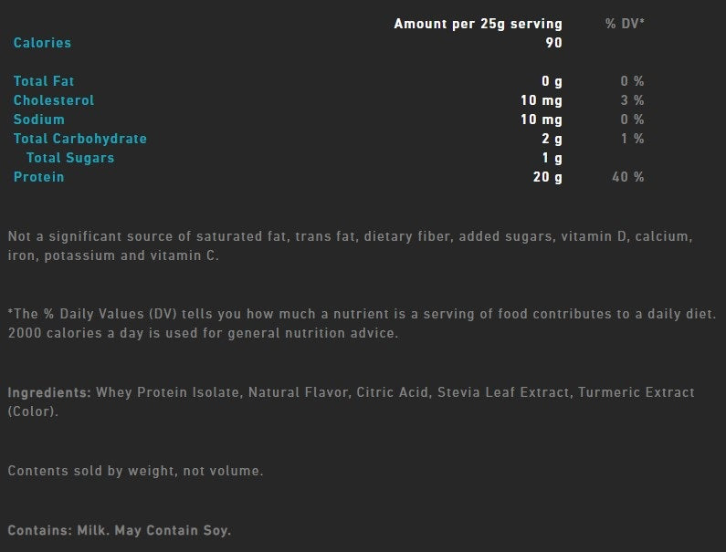 Isopure Infusions Citrus Lemonade by Nature's Best