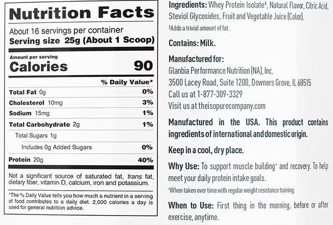 Isopure Infusions Mixed Berry by Nature's Best