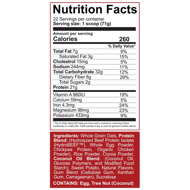 Real Carbs + Protein Chocolate by 5% Nutrition