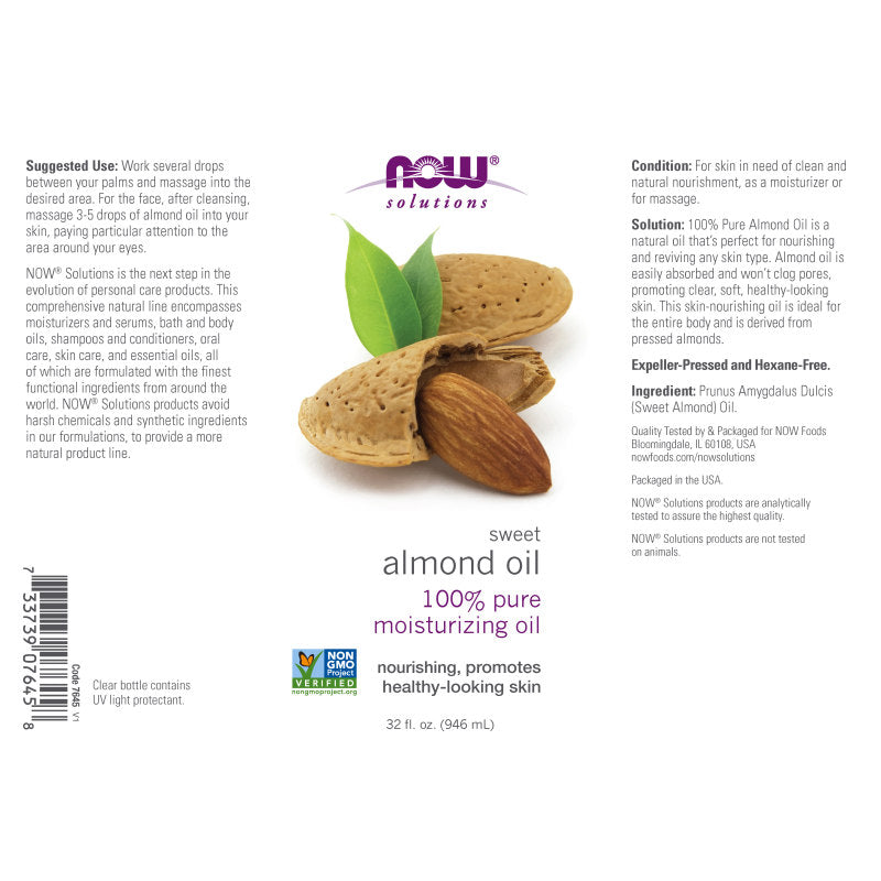 Almond Oil 32oz by Now