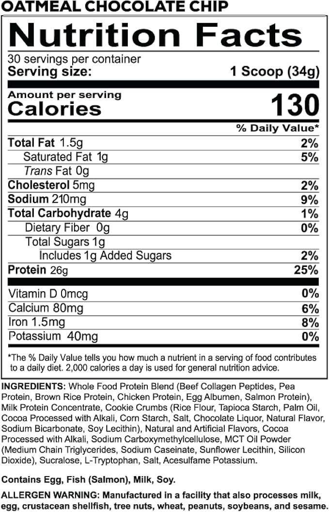 MRE Lite Oatmeal Chocolate Chip by Redcon1