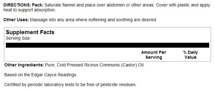 Castor Oil 2oz by Heritage Store