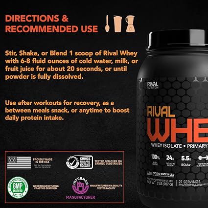 Rival Whey Cinnamon Toast 2lb by Rival Nutrition