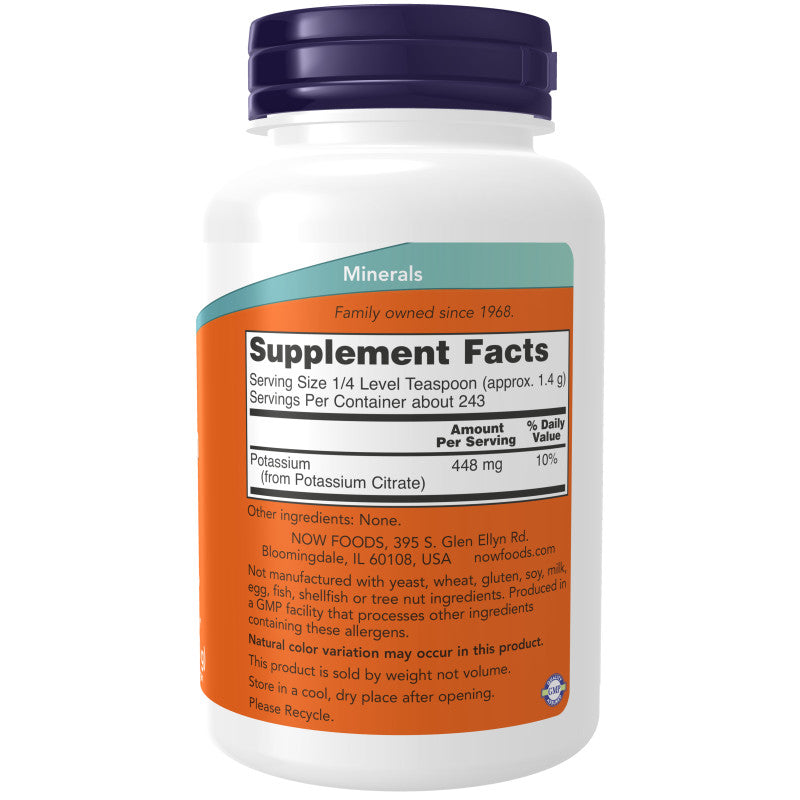 Potassium Citrate Powder 12oz by Now