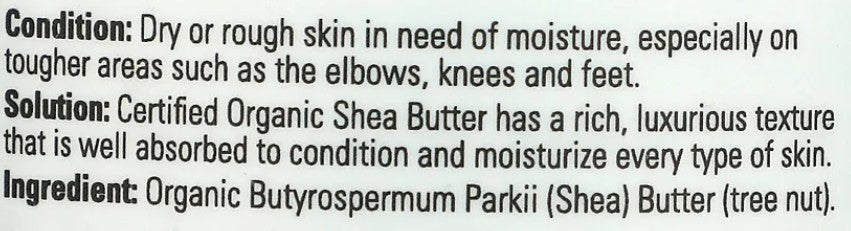Shea Butter Organic 3oz by Now