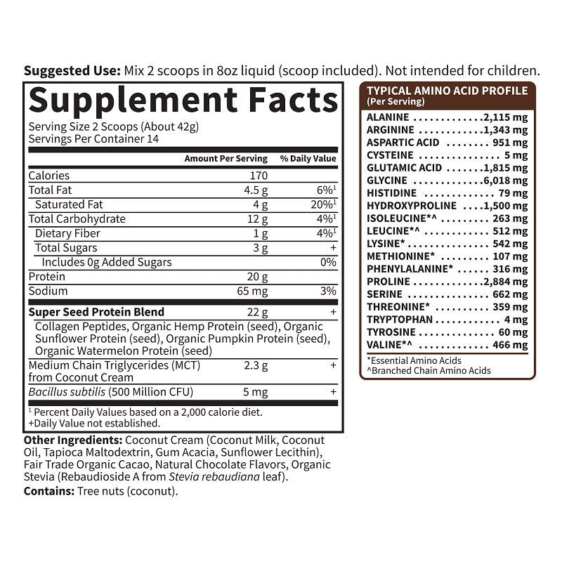 Collagen Protein Chocolate by Garden of Life