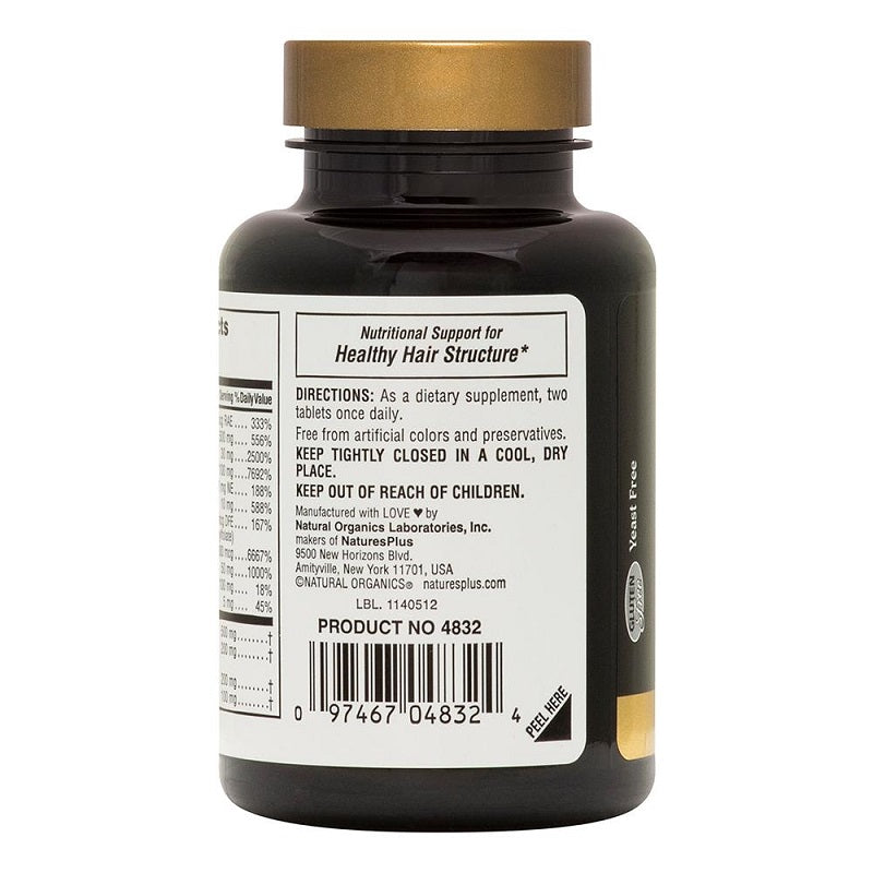 Ultra Hair Men's Plus 60tabs by NaturesPlus