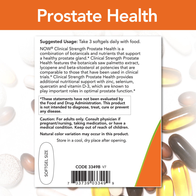 Prostate Health Clinical Strength 180sg by Now