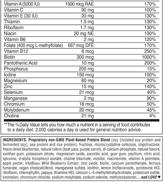 Spiru-Tein Blueberries & Cream 1.12lb by Nature's Plus