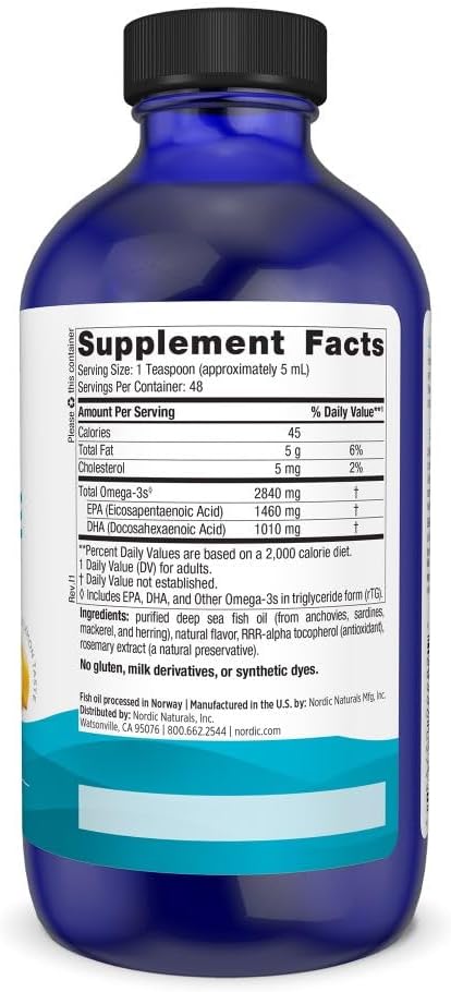 Ultimate Omega Liquid 8oz by Nordic Naturals