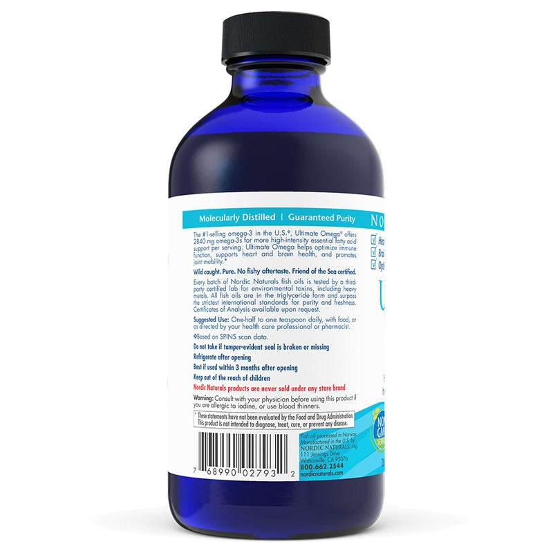 Ultimate Omega Liquid 8oz by Nordic Naturals