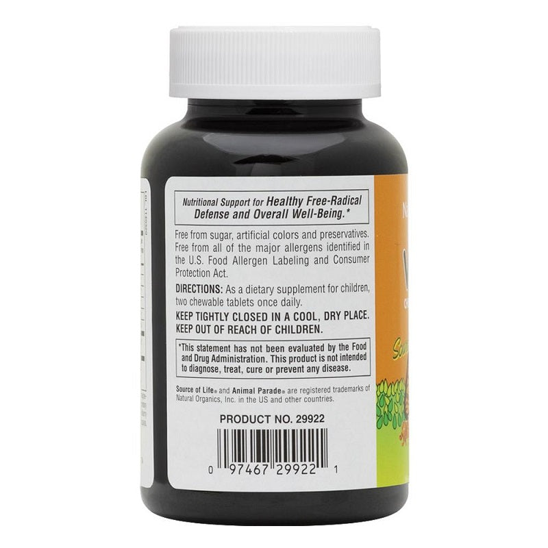 Animal Parade Sugar-Free Vitamin C Chewables by NaturesPlus