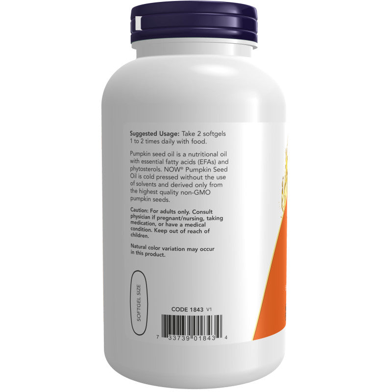 Pumpkin Seed Oil 1,000mg 200sg by Now