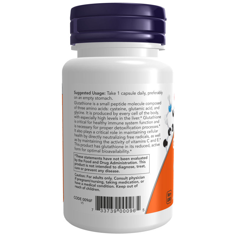 Glutathione 250mg 60VegCaps by Now