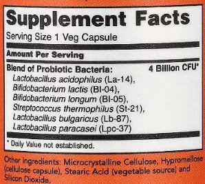 Acidophilus 4x6 120VegCaps by Now