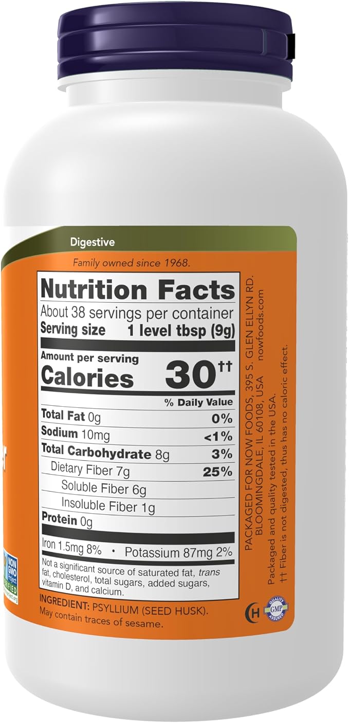 Psyllium Husk Powder 12oz by Now