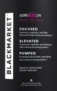 Adrenolyn Nootropic Strawberry Lemonade by BlackMarket