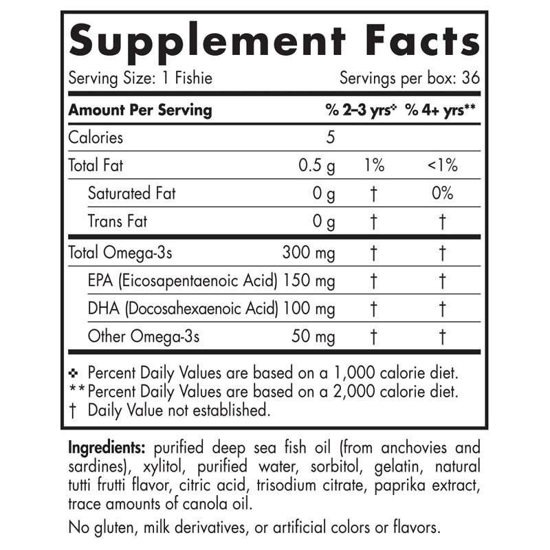 Nordic Omega-3 36 Fishies by Nordic Naturals