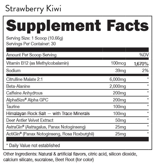 Bucked Up Strawberry Kiwi by DAS Labs