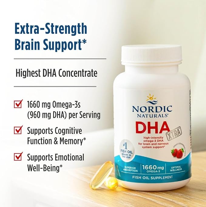 DHA Xtra 60 Softgels by Nordic Naturals