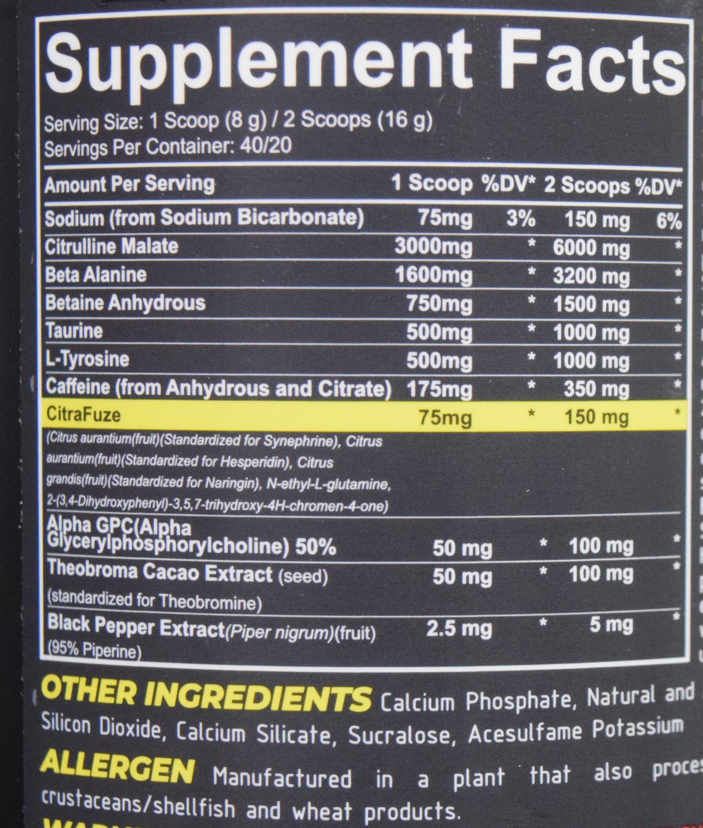 Broken Arrow Preworkout Sour Gummy 30 Serving