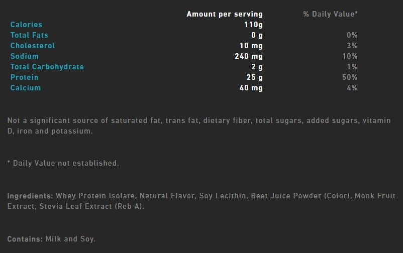 Isopure Natural Strawberry 1lb by Nature's Best