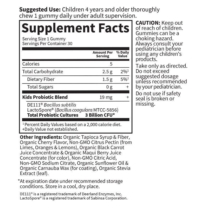 Kids Probiotic Gummies Cherry by Garden of Life