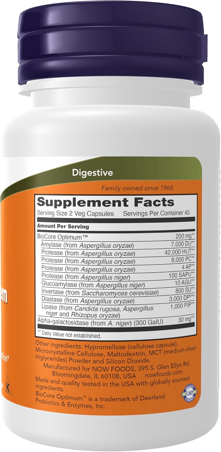 Optimal Digestive System 90 Veg Capsules by Now