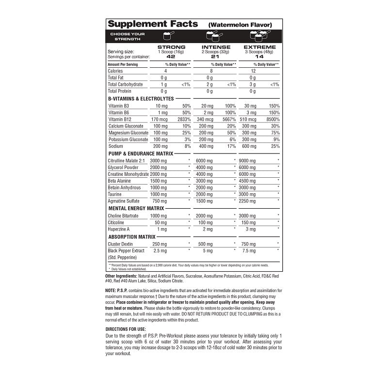 P.S.P. Watermelon by Metabolic Nutrition