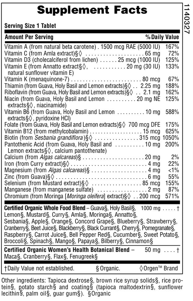 Source of Life Garden Women's OD Multi 30tabs by NaturesPlus