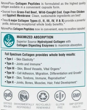 Collagen Peptides Capsules by NaturesPlus