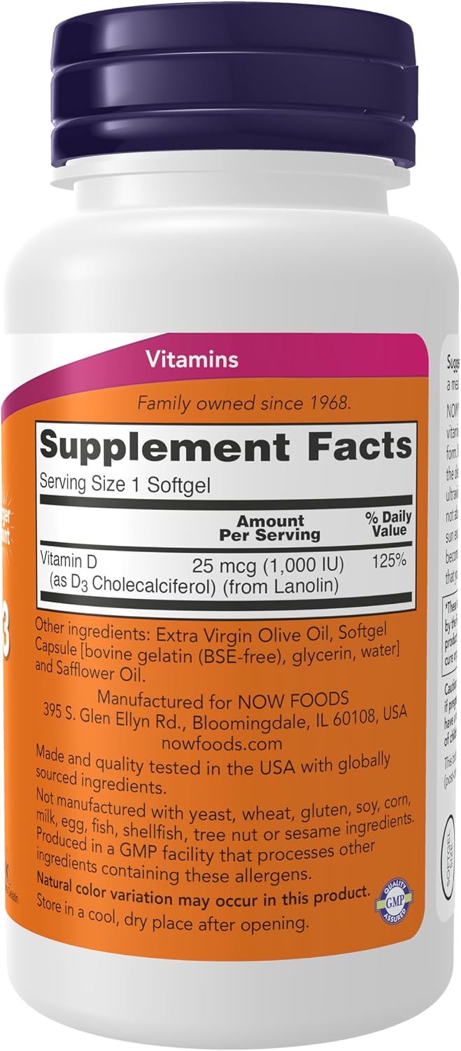 Vitamin D-3 1,000 IU 360sg