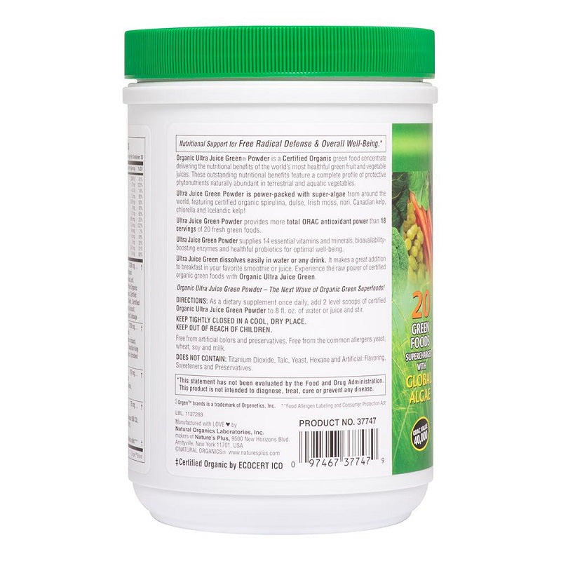 Ultra Juice Green Powder 300g by NaturesPlus
