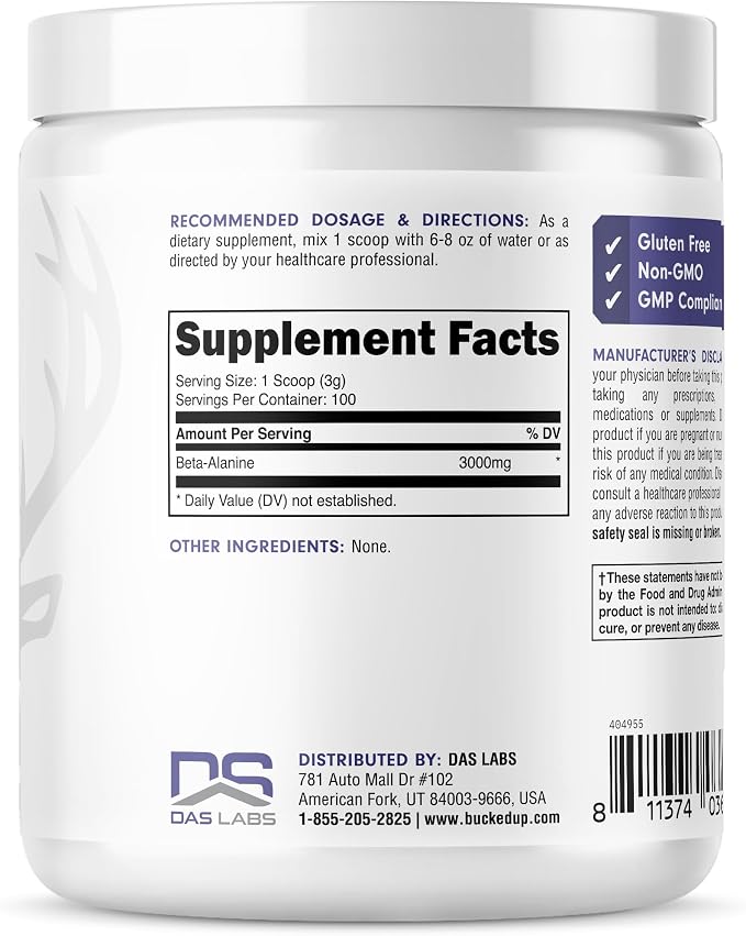 Beta-Alanine Powder 300g by DAS Labs