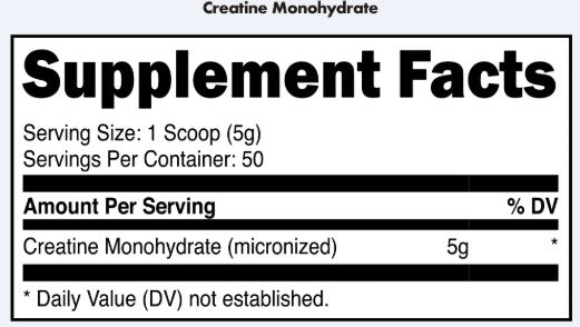 Creatine Monohydrate 300g by DAS Labs